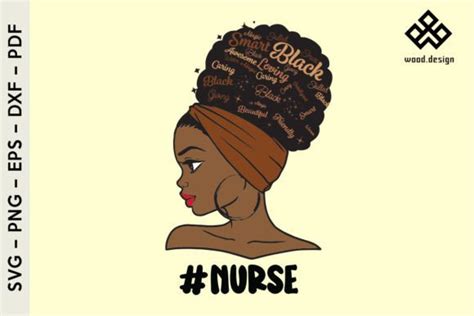 Afro Nurse SVG Black Woman SVG Graphic By Wood Design Creative Fabrica