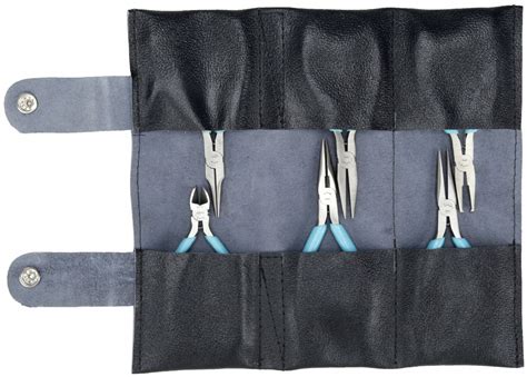 XCELITE Plier Set ESD Safe 6 Pliers Std Cushion Grip Manual Pouch