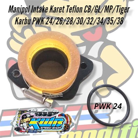 Jual Manipol Intake Karet Teflon Karbu Karbulator Pe