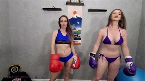 Bikini Boxing Babes Vicky Vixxx TerraMizu HD 720 MP4 Terras Temptations Clips4sale