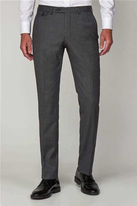 Men S Grey Trousers Charcoal Trousers Suit Direct