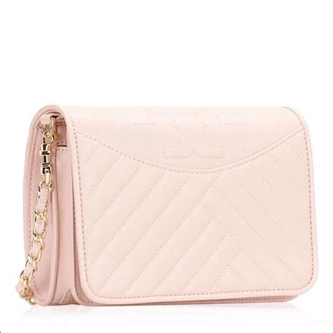 Tory Burch Alexa Combo Crossbody Bag Shell Pink Tory Burch Black