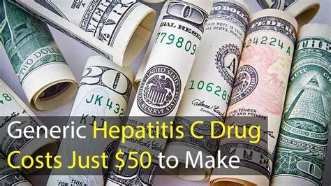 Generic Hepatitis C Drug Costs Just 50 To Make Technology Networks