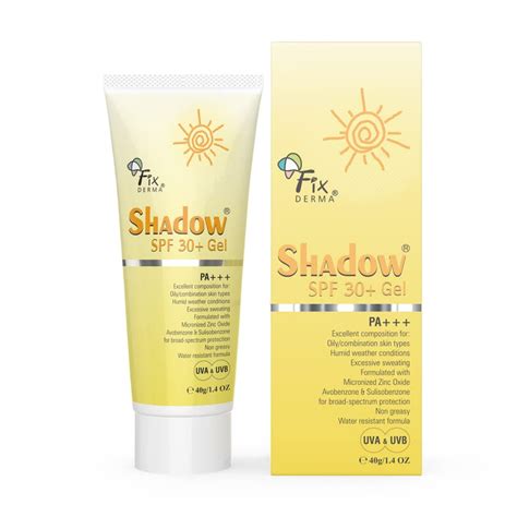 Fix Derma Shadow Spf 30 Sunscreen Gel 75 Ml Online Shopping Site In