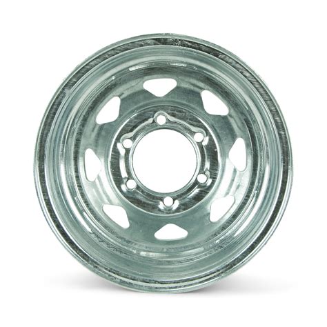 Boat Trailer Wheel 15 inch Galvanized 6 Lug Rim 6 on 5 1/2 B