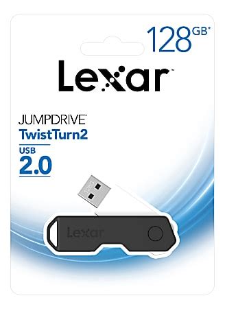 Lexar Jumpdrive Twistturn Usb Flash Drive Gb Black Ljdtt