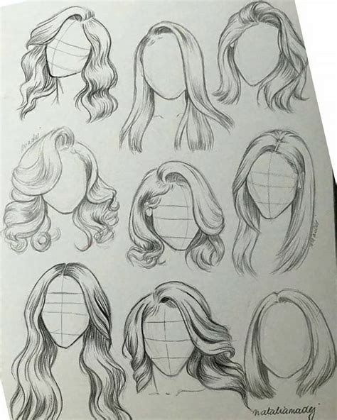 Female Hairstyles Drawing Reference ~ Pin By Chasing Red On Drawing Templates | Boditewasuch