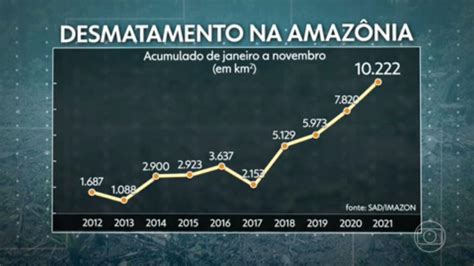 Desmatamento Da Amaz Nia De Janeiro At Novembro Foi O Maior Dos