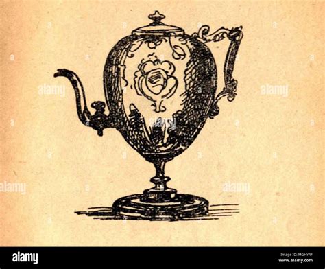 a vintage teapot illustration Stock Photo - Alamy