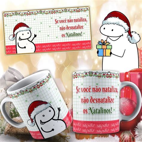 Caneca De Porcelana Flork Meme Natalino Feliz Natal Elo7