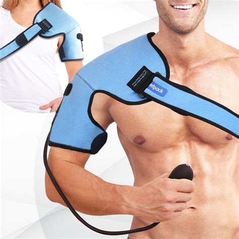 Comfpack D Shoulder Ice Pack With Air Pump Compression Hot Cold Therapy Shoulder Ice Pack For