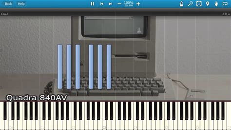 Macintosh Startup Sounds In Synthesia Youtube