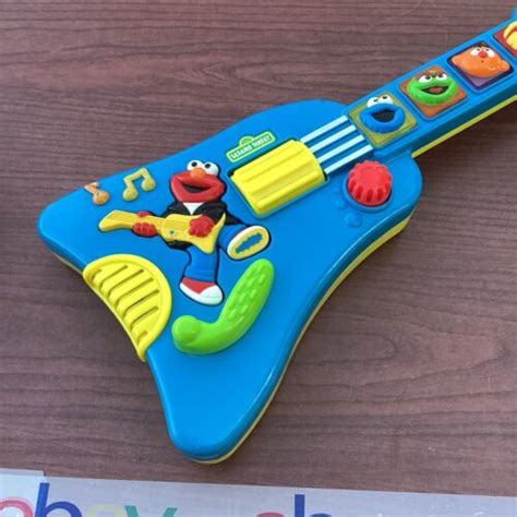 Vintage 1998 Tyco Sesame Street Elmo Rock And Roll Guitar Musical Toy