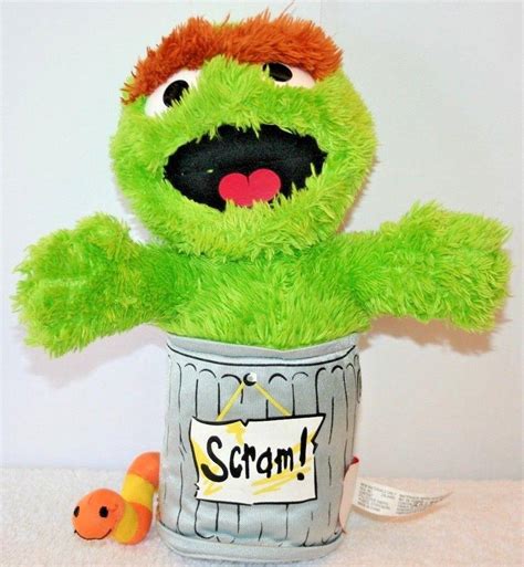 Sesame Street OSCAR the Grouch Plush 11" Celebrating 40 Yrs Animated Stuffed Toy | #1924937595