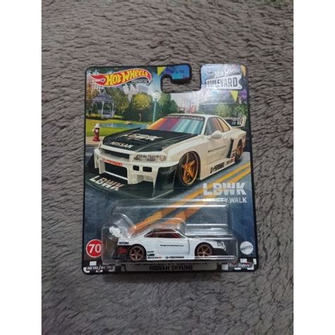 Jual Hot Wheels Nissan Skyline R LBWK Super Silhouette Putih Boulevard Premium Shopee Indonesia