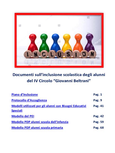 Compilabile Online Azioni Della Scuola Per L Inclusione Scolastica Fax