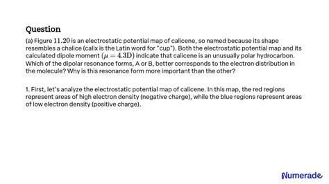 Solveda Figure 1120 Is An Electrostatic Potential Map Of Calicene