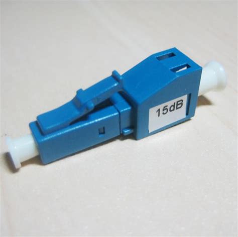 LC Singlemode 15db Optic Upc Fiber Connector Attenuator