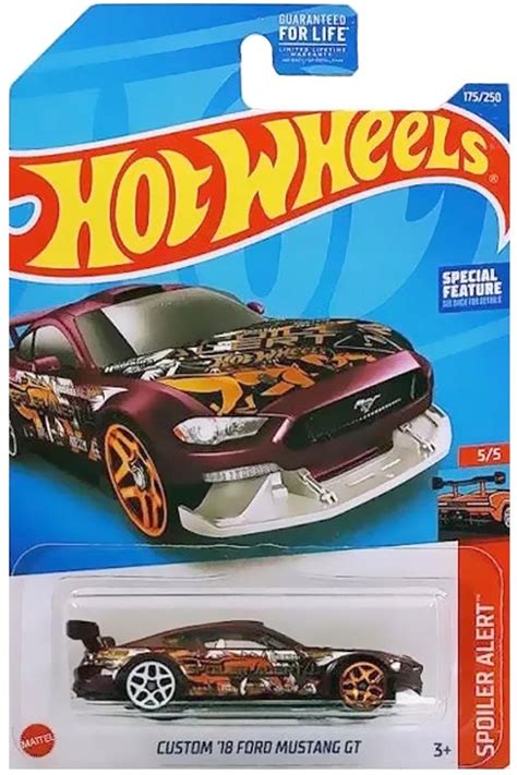 HOT WHEELS CUSTOM FORD MUSTANG GT SPOILER ALERT NOWY Cena