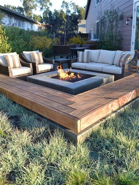 Easy Backyard Fire Pit With Cozy Seating Area Ideas Homixover