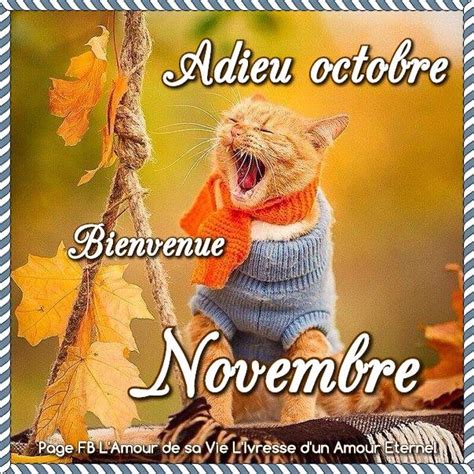 Images Et Photos Avec Tag Au Revoir Octobre Bonnesimages