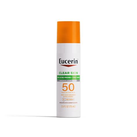 Clear Skin Face Sunscreen Lotion SPF 50 - Eucerin Sun