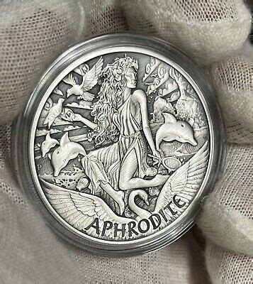 2022 Tuvalu Gods Of Olympus Aphrodite 1 Oz Silver Coin Antiqued EBay