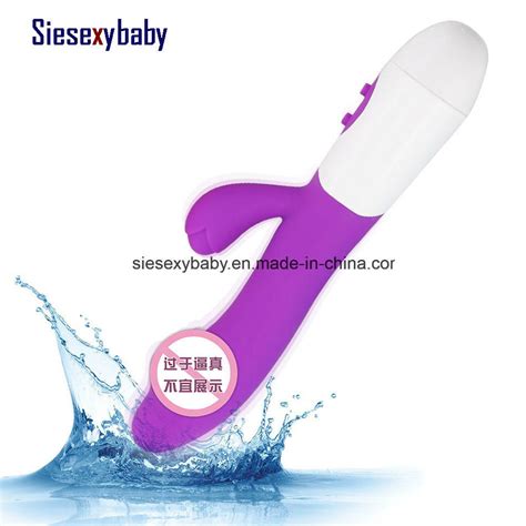 Silicone Soft Battery Electric Adult Sex Toy Vibrator Dildos G Spot Two Stimulation Head China