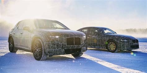 BMW iNEXT iX3 e i4 Prueba de hielo para los futuros eléctricos de