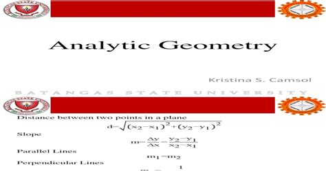 Pdf Analytic Geometry And Calculus Pdfslide Net