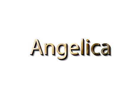 ANGELICA 3D NAME MOCKUP 14463364 PNG