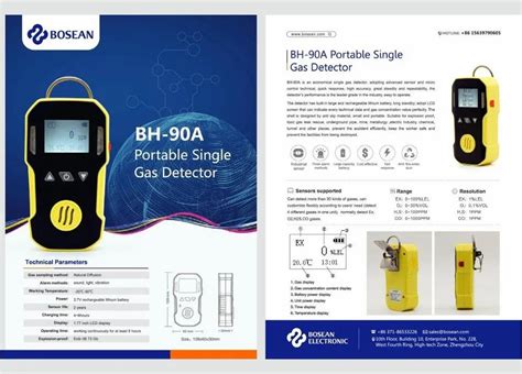 Bosean BH 4A Portable Multi Gas Detector At Rs 16500 Portable Gas