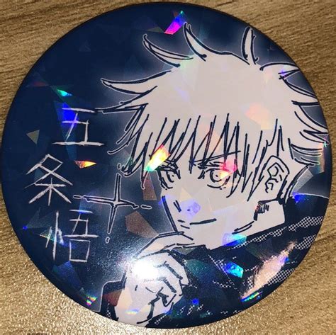 咒術迴戰 Jujutsu Kaisen 五条悟 Gojo Satoru Pin 興趣及遊戲 收藏品及紀念品 明星周邊 Carousell