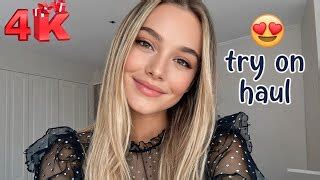 K Transparent Lingerie Bikini Try On Haul See Through Transparent Try On Haul Lina Try
