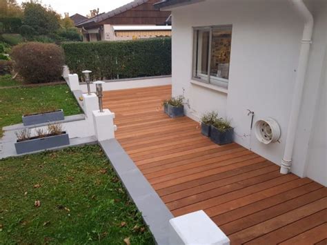 Terrasse De Plain Pied En Bois Exotique Ip M Tereny