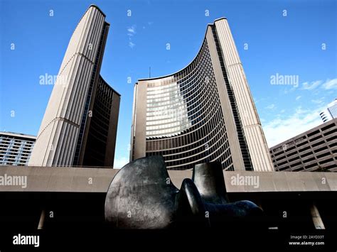 Toronto Downtown City Hall Stock Photo Alamy