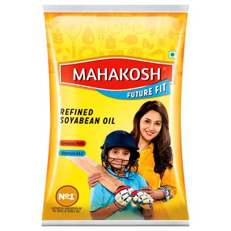 Mahakosh Future Fit Refined Soyabean Oil 1 L JioMart