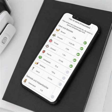 Einkaufslisten In Der Ernährungsberater Software Von Natty Gains