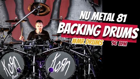 Nu Metal Drumtrack Backing Drums Only Drums Youtube