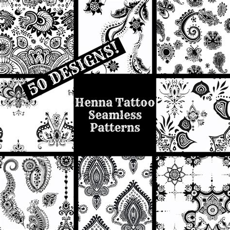 henna floral designs etsy