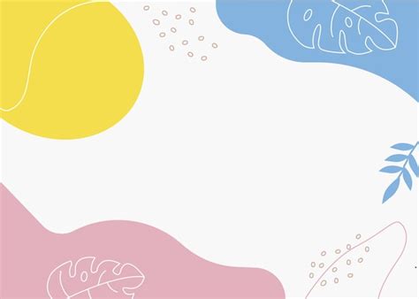 Premium Vector Organic Abstract Shapes And Line In Nude Pastel Colors Neutral Background