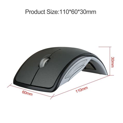 Souris Sans Fil Pliable 1600dpi 2 4ghz Pour Pc Et Mac