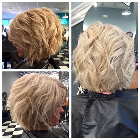Asymmetrical Layered Blonde Bob Bob Hairstyles For Thick Short Hair Older Women Medium