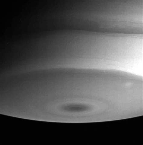 This Cassini Spacecraft Narrow Angle Camera View Released 8 19 04 Shows Saturn S Southern Polar