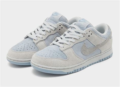 Nike Dunk Low Hairy Suede Neutral Grey Ice Blue