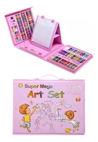 Set De Arte Maleta 208 Piezas Para Niños Creatividad Dibujo Mercadolibre