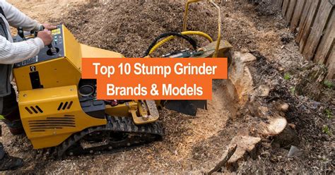 Top 10 Stump Grinder Brands - UK Guide & Models