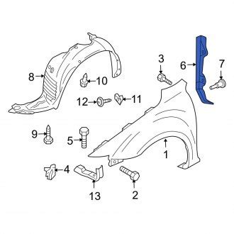 Mazda Replacement Fender Seals Front Rear Carid