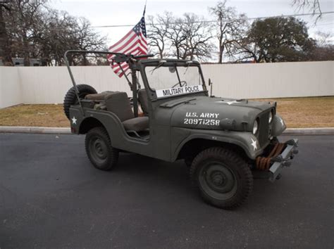 Willys Convertible 1955 Army Green For Sale Ma70734 1955 Real Military