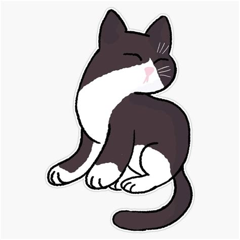 Simple Cat Whiskers Sticker Outdoor Rated Vinyl Sticker